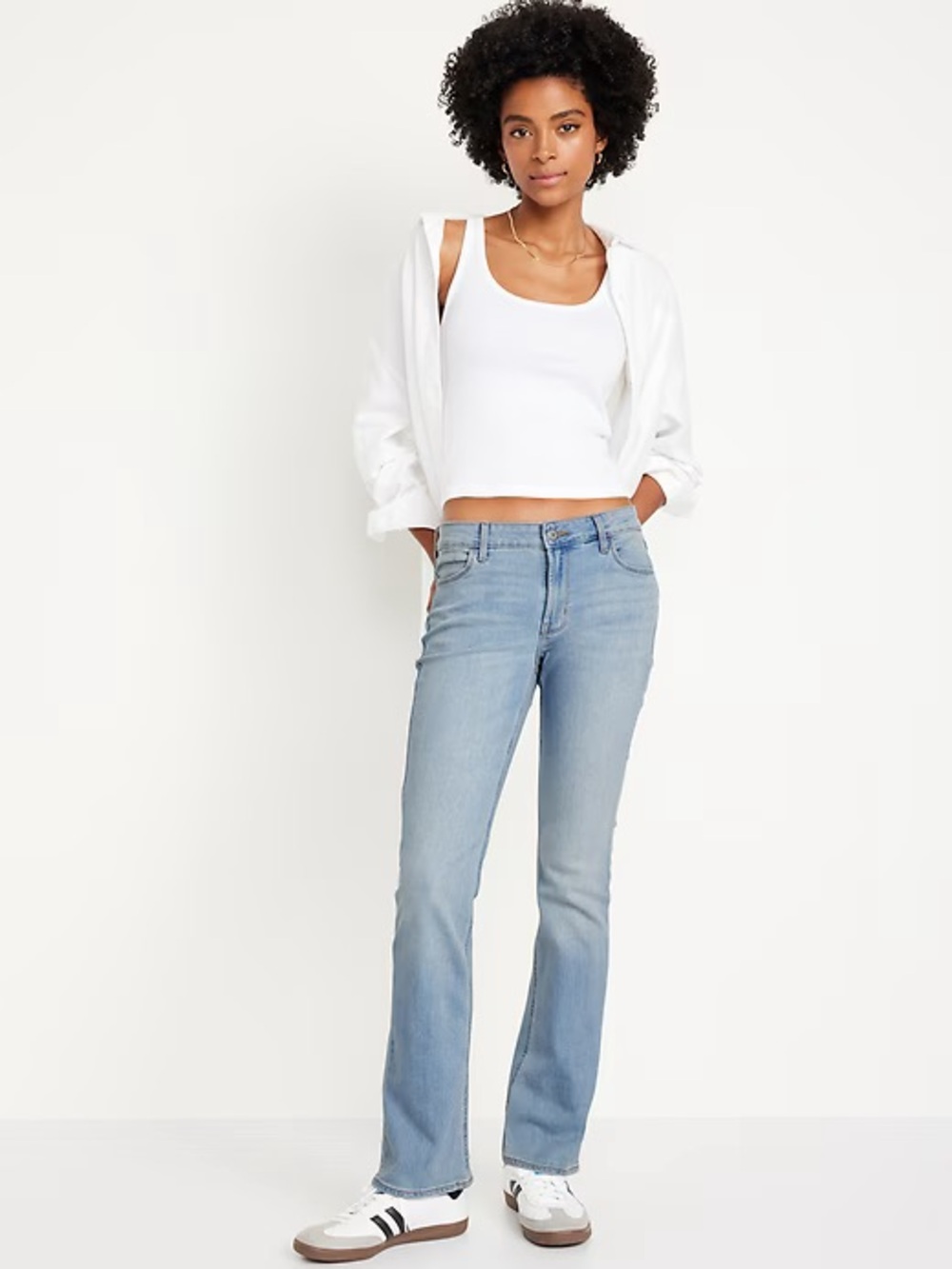 Old Navy Mid-Rise Slim Women's Bootcut Jeans - Light Wash